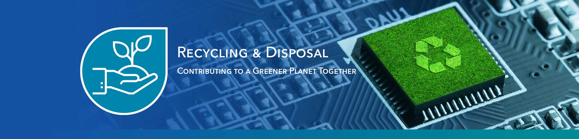 water instrumentation recycling disposal